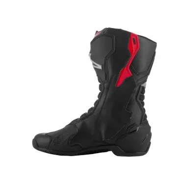 Alpinestars SMX-6 V3 R Black Silver Red Stivale Moto Strada Pista