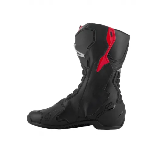 Alpinestars SMX-6 V3 R Black Silver Red Stivale Moto Strada Pista