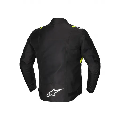 Giacca Da Moto Alpinestars T-SPS V2 Whaterproof Protezioni Cordura Black White Yellow Fluo