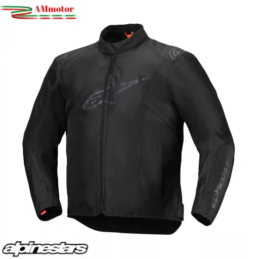 Giacca Da Moto Alpinestars T-SPS V2 Whaterproof Protezioni Cordura Black / Black
