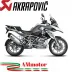 Akrapovic Bmw R 1200 Gs 13 2016 Terminale Di Scarico Slip-On Line Titanio Moto Omologato