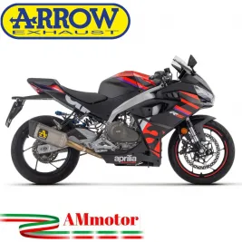 Arrow Aprilia RS 457 Scarico Completo Moto Terminale Pista Titanio Racing