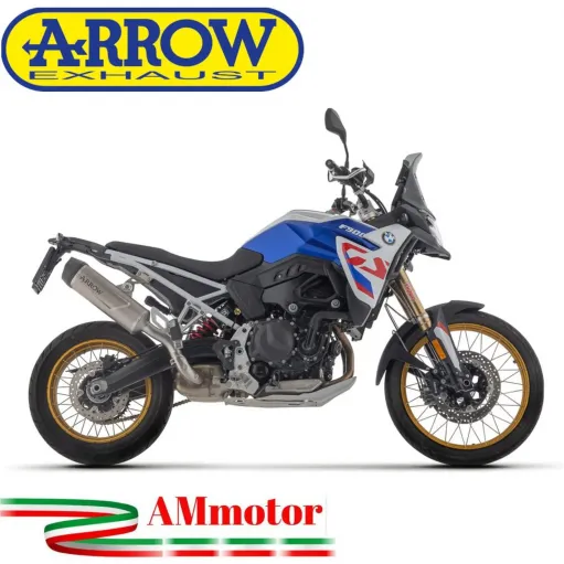 Arrow Bmw F 900 GS / Adventure Terminale Di Scarico Moto Indy Race Evo Titanio Fondello Carbonio Omologato