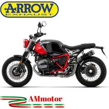 Arrow Bmw R Nine T Scrambler 21 - 2024 Terminale Di Scarico Moto Marmitta Pro-Race Inox Nero Omologato