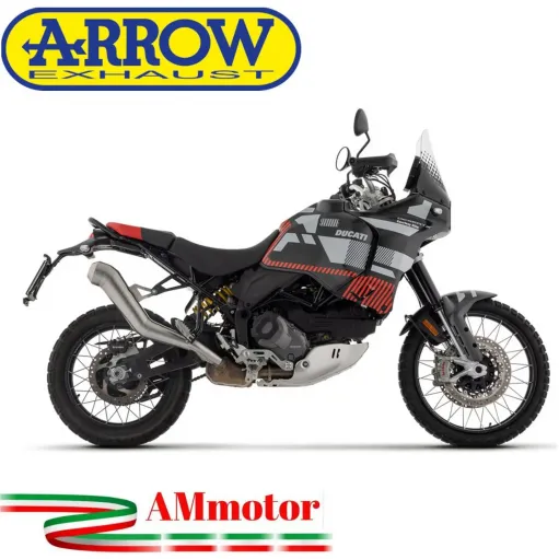 Arrow Ducati Desert X Terminale Di Scarico Moto Marmitta Dakar Replica Omologato