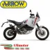 Arrow Ducati Desert X Terminale Di Scarico Moto Marmitta Indy Race Inox Nero Omologato