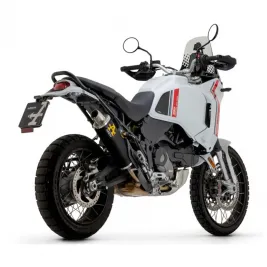 Arrow Ducati Desert X Terminale Di Scarico Moto Marmitta Indy Race Inox Nero Omologato 2