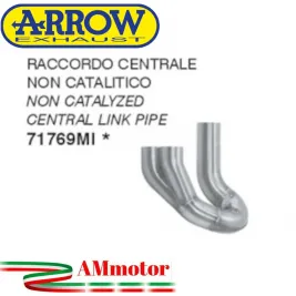 Raccordo Centrale Ducati Hypermotard 950 / 950 SP 22 - 2024 Arrow Moto Elimina Catalizzatore Racing