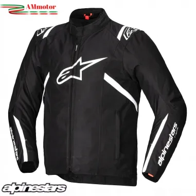Giacca Da Moto Alpinestars T-SPS V2  Black / White Protezioni Cordura