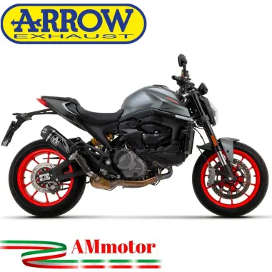 Arrow Ducati Monster 937 Terminale Di Scarico Moto Marmitta Indy Race Alluminio Dark