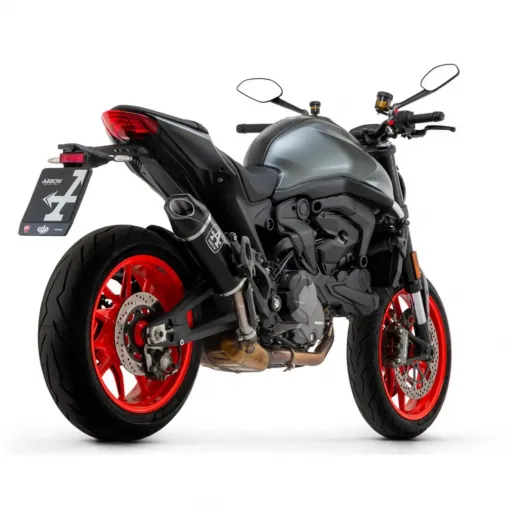 Arrow Ducati Monster 937 Terminale Di Scarico Moto Marmitta Indy Race Alluminio Dark