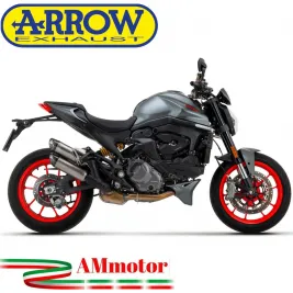 Arrow Ducati Monster 937 Terminali Di Scarico Moto Marmitte Round Titanio
