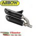 Arrow Ducati Monster 937 Terminali Di Scarico Moto Marmitte Round Titanio Dark