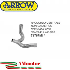 Raccordo Centrale Ducati Monster 937 Arrow Moto Tubo Elimina Catalizzatore Racing