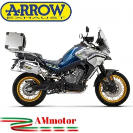 Arrow CF Moto 800 MT Sport / Touring Terminale Di Scarico Moto Race-Tech Alluminio Omologato