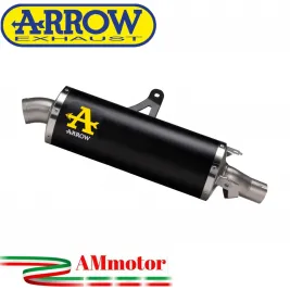 Arrow Honda Crf 1100L Africa Twin 2024 Terminale Di Scarico Moto Maxi Race-Tech Alluminio Dark Fondello Inox
