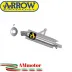 Arrow Honda Crf 1100L Africa Twin 2024 Terminale Di Scarico Moto Maxi Race-Tech Titanio Fondello Inox