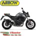 Arrow Honda Hornet 750 CB Terminale Di Scarico Moto Marmitta Veloce Alluminio Dark Racing
