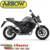 Arrow Honda Hornet 750 CB Terminale Di Scarico Moto Marmitta Indy Race Alluminio Dark Omologato