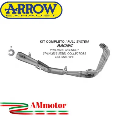 Arrow Honda CB 650 R 2024 Scarico Completo Moto Terminale Pro-Race Titanio Racing