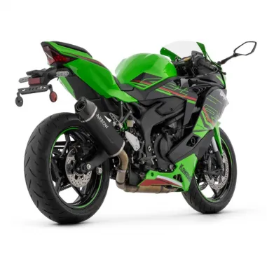 Arrow Kawasaki ZX-4R Terminale Di Scarico Moto Marmitta Indy Race Evo Alluminio Dark
