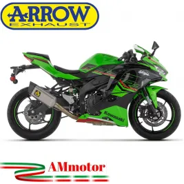 Arrow Kawasaki ZX-4R Scarico Completo Competion Con Terminale Pista Titanio