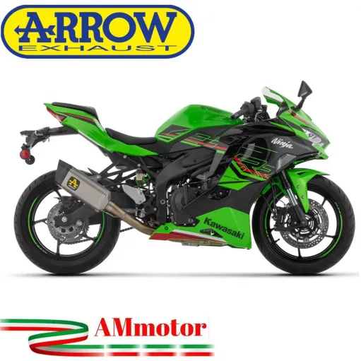 Arrow Kawasaki ZX-4R Scarico Completo Competion Con Terminale Pista Titanio
