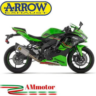 Arrow Kawasaki ZX-4R Scarico Completo Competion Full Titanio Terminale Pista