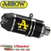 Arrow Kawasaki Ninja 400 2023 Terminale Di Scarico Moto Marmitta Indy Race Alluminio Dark
