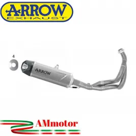 Arrow Kawasaki Ninja 650 21 - 2023 Scarico Completo Moto Terminale Indy Race Evo Alluminio
