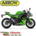 Arrow Kawasaki Ninja 650 2024 Scarico Completo Moto Terminale Indy Race Evo Alluminio Dark Racing