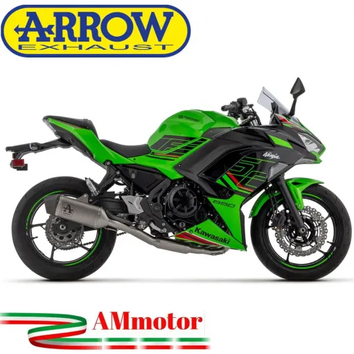 Arrow Kawasaki Ninja 650 2024 Scarico Completo Moto Terminale Veloce Titanio Racing