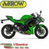 Arrow Kawasaki Ninja 650 2024 Scarico Completo Moto Terminale Veloce Alluminio Nero Racing