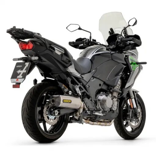 Arrow Kawasaki Versys 1000 21 - 2024 Terminale Di Scarico Moto Indy-Race Titanio