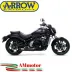 Arrow Kawasaki Vulcan S 650 21 - 2024 Scarico Completo Moto Rebel Con Fondello Carbonio