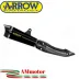 Arrow Kawasaki Z 125 21 - 2024 Terminale Di Scarico Moto Marmitta X-Kone Dark