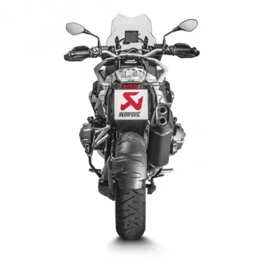 Akrapovic Bmw R 1200 Gs 17 2018 Terminale Di Scarico Slip-On Line Titanio Black Moto Omologato Euro 4