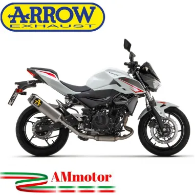 Arrow Kawasaki Z 400 2023 Terminale Di Scarico Moto Marmitta Indy-Race Titanio
