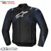 Giacca Alpinestars T-JAWS V4  Whaterproof Black Dark Blue Protezioni Cordura  Da Moto