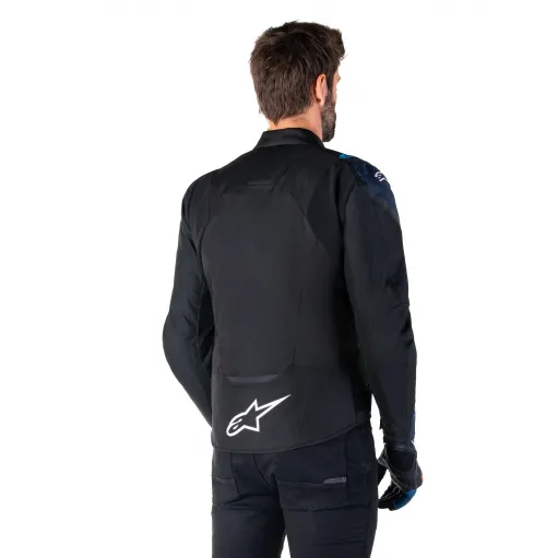 Giacca Alpinestars T-JAWS V4  Whaterproof Black Dark Blue Protezioni Cordura  Da Moto