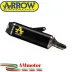 Arrow Kawasaki Z 400 2023 Terminale Di Scarico Moto Marmitta Indy-Race Alluminio Dark