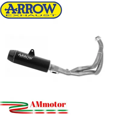 Arrow Kawasaki Z 650 RS Scarico Completo Moto Rebel Con Fondello Alluminio Dark