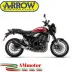 Arrow Kawasaki Z 900 RS 22 - 2024 Terminale Di Scarico Moto Rebel Con Fondello Alluminio Dark