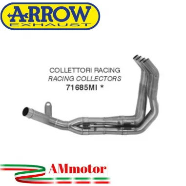 Kawasaki Z 900 RS 22 - 2024 Arrow Moto Collettori Di Scarico Racing In Acciaio