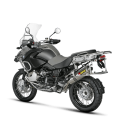 Akrapovic Bmw R 1200 Gs Adventure 04 2009 Terminale Di Scarico Slip-On Line Titanio Moto Omologato