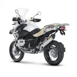 Akrapovic Bmw R 1200 Gs Adventure 10 2013 Terminale Di Scarico Slip-On Line Titanio Moto Omologato 2