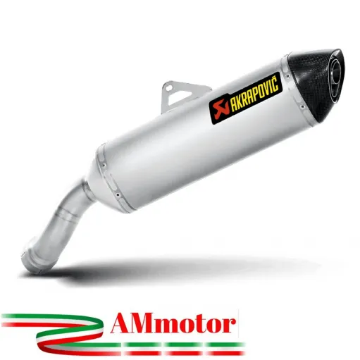 Akrapovic Bmw R 1200 Gs Adventure 10 2013 Terminale Di Scarico Slip-On Line Titanio Moto Omologato