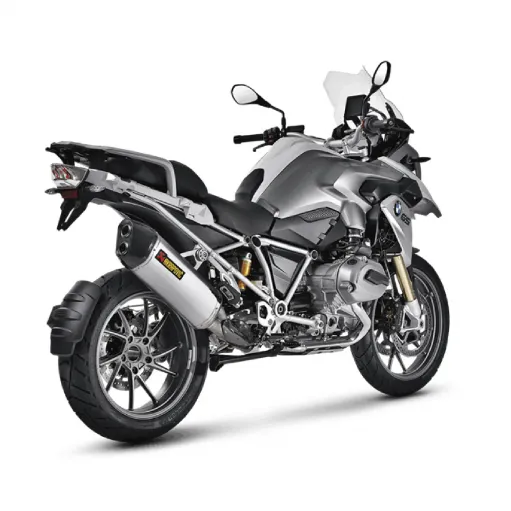 Akrapovic Bmw R 1200 Gs Adventure 14 2016 Terminale Di Scarico Slip-On Line Titanio Moto Omologato