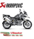 Akrapovic Bmw R 1200 Gs Adventure 14 2016 Terminale Di Scarico Slip-On Line Titanio Moto Omologato