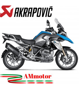 Akrapovic Bmw R 1200 Gs Adventure 14 2016 Terminale Di Scarico Slip-On Line Titanio Black Moto Omologato